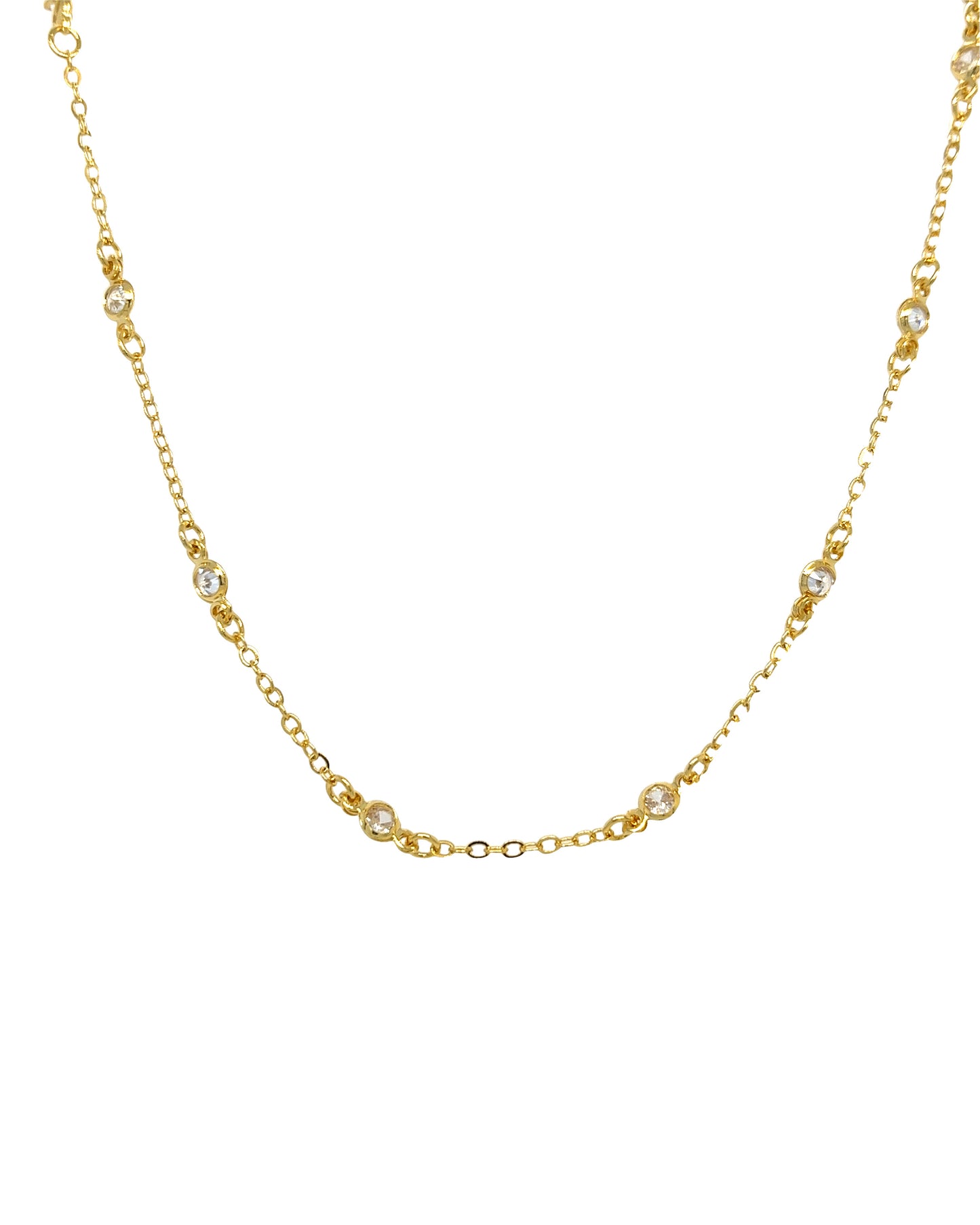 Necklace with Zirconia