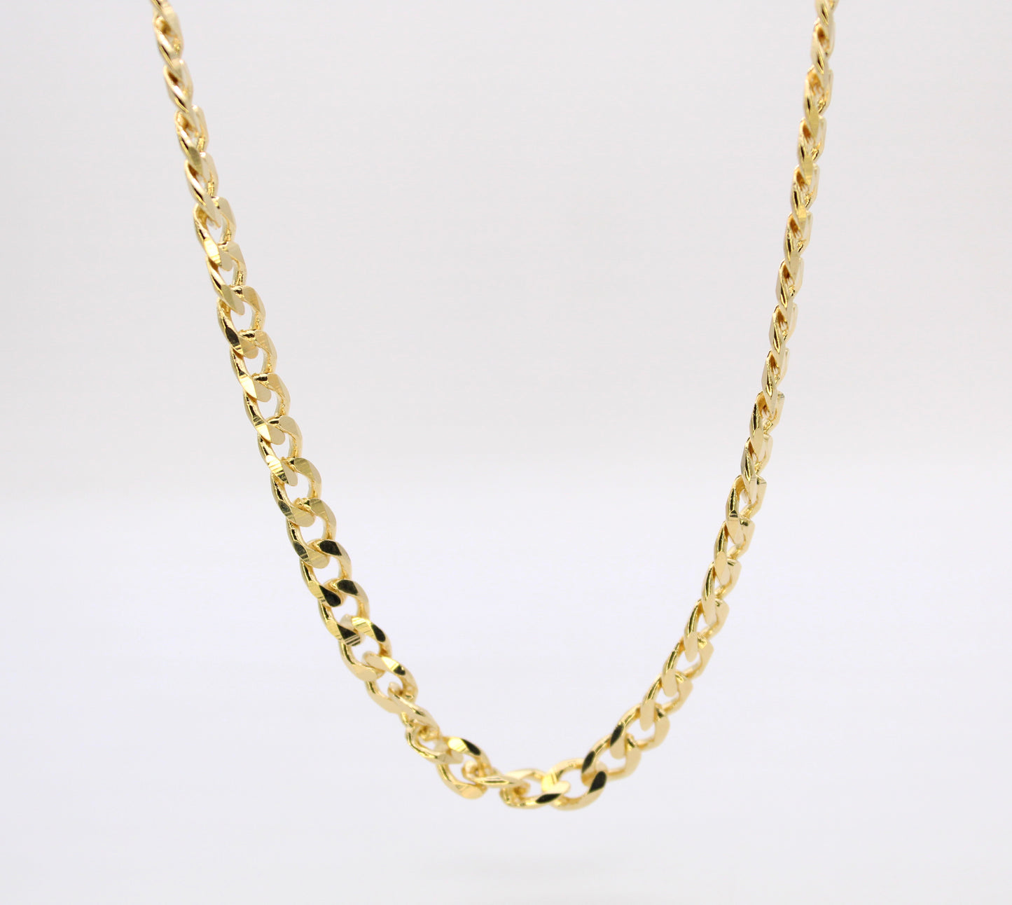 Gold Female Curb Chain (40cm+7)