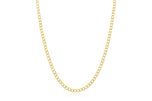 Gold Female Curb Chain (40cm+7)