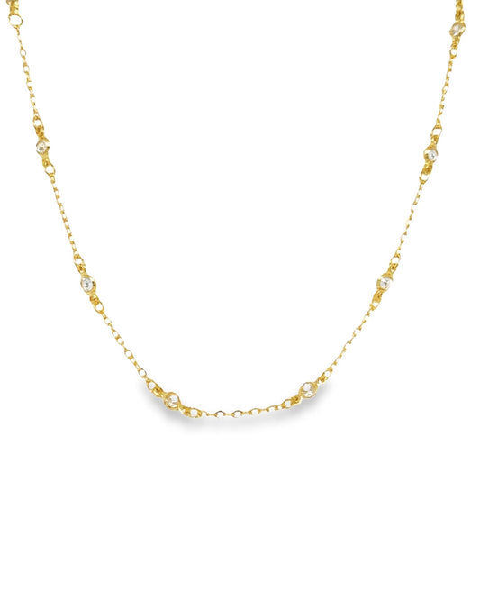 Necklace with Zirconia