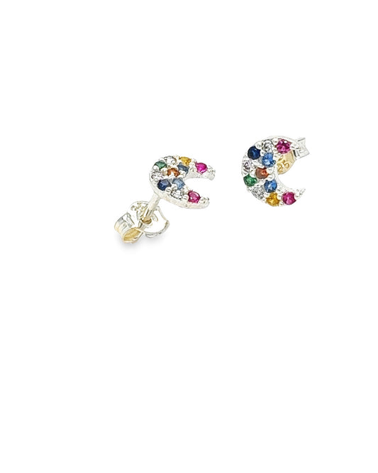 Stud Earring with Zirconia