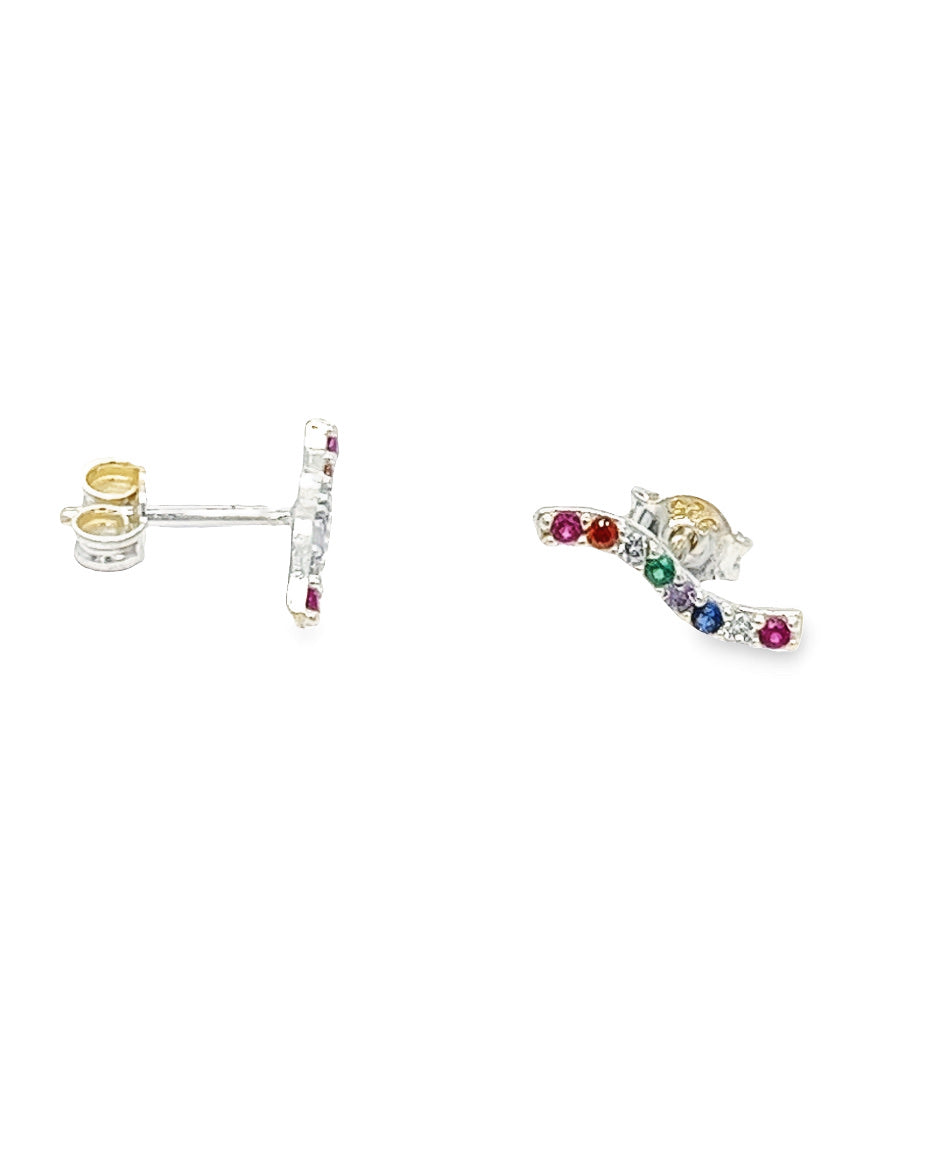 Stud Earring with Zirconia