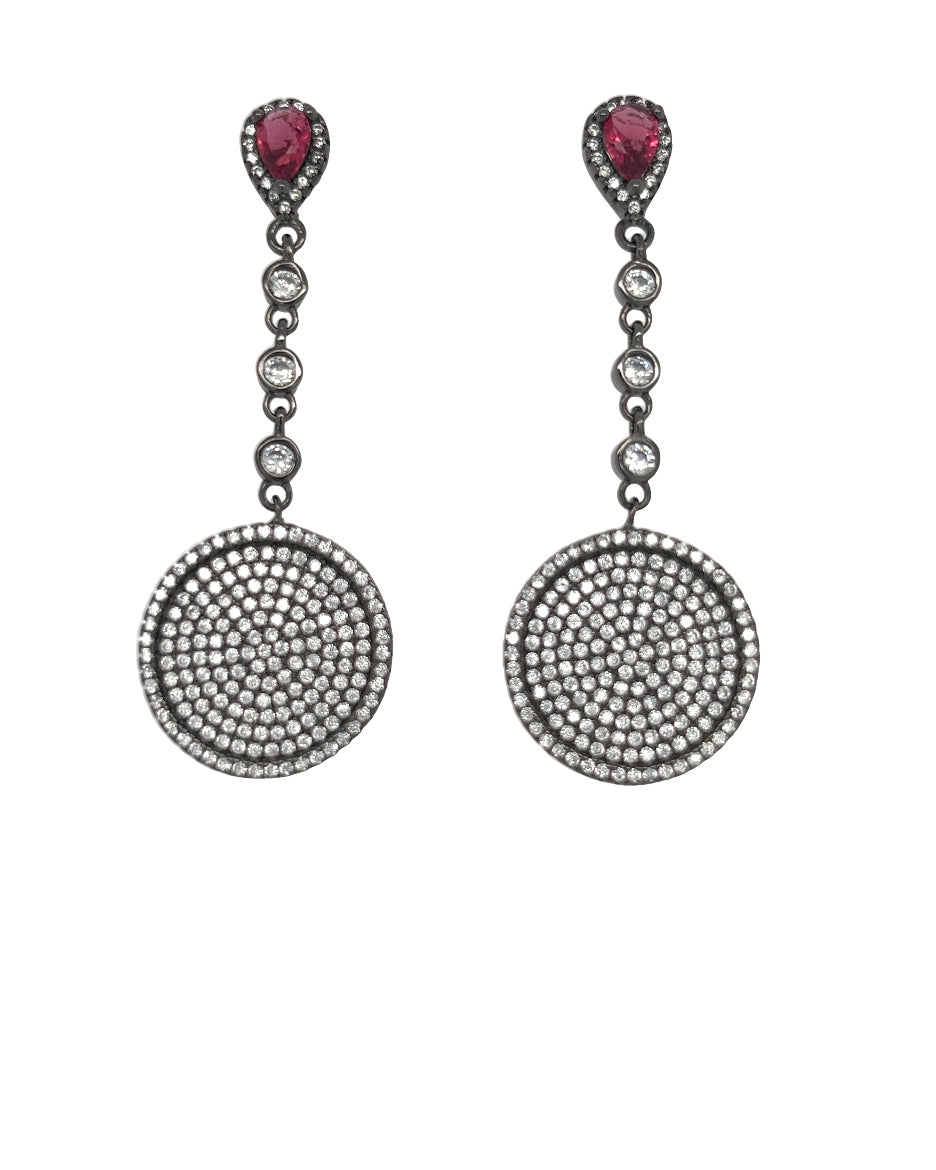 Dangling Earring with Zirconias