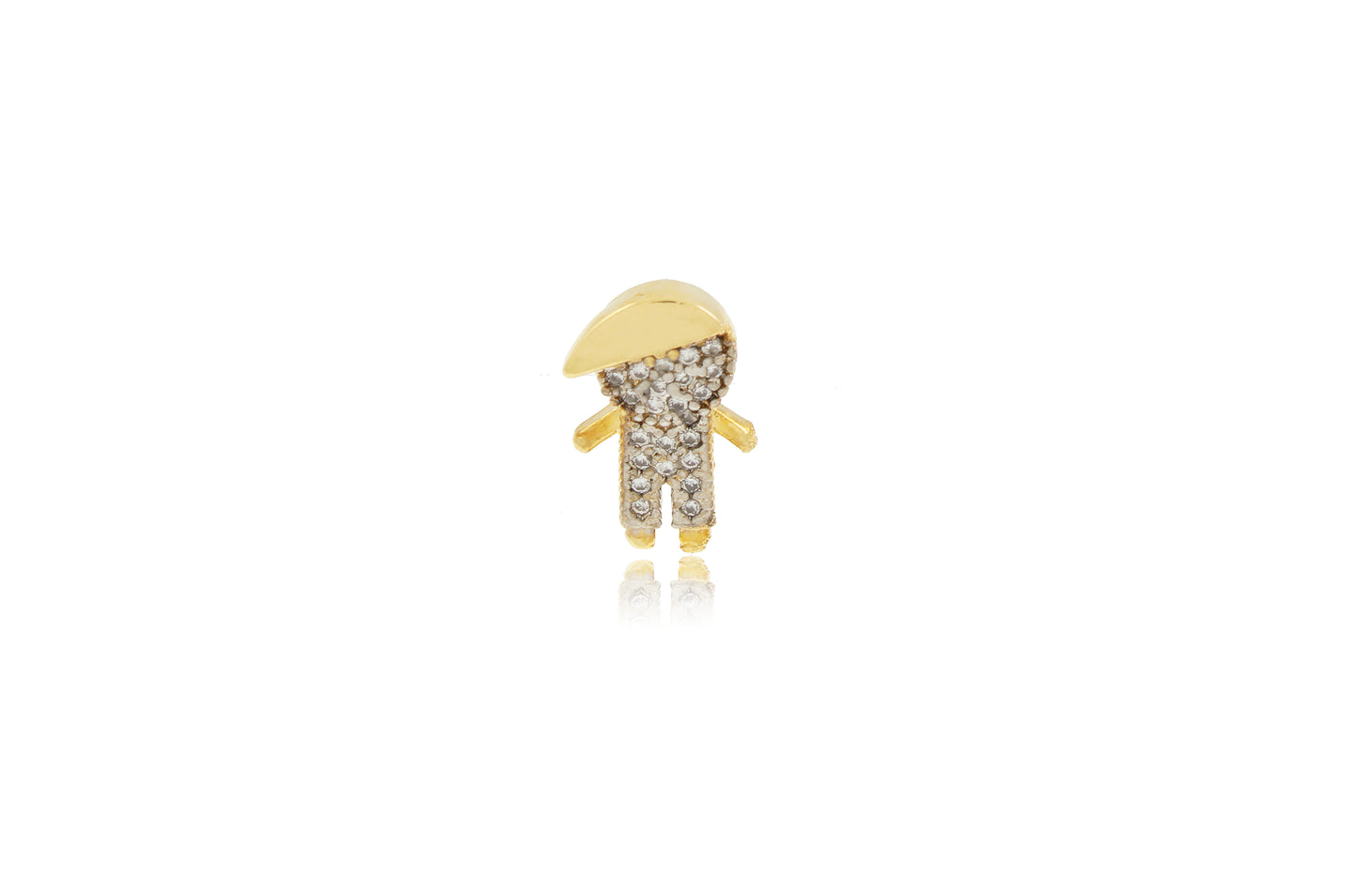 18k Gold Plated Baby Boy Pendant with chain