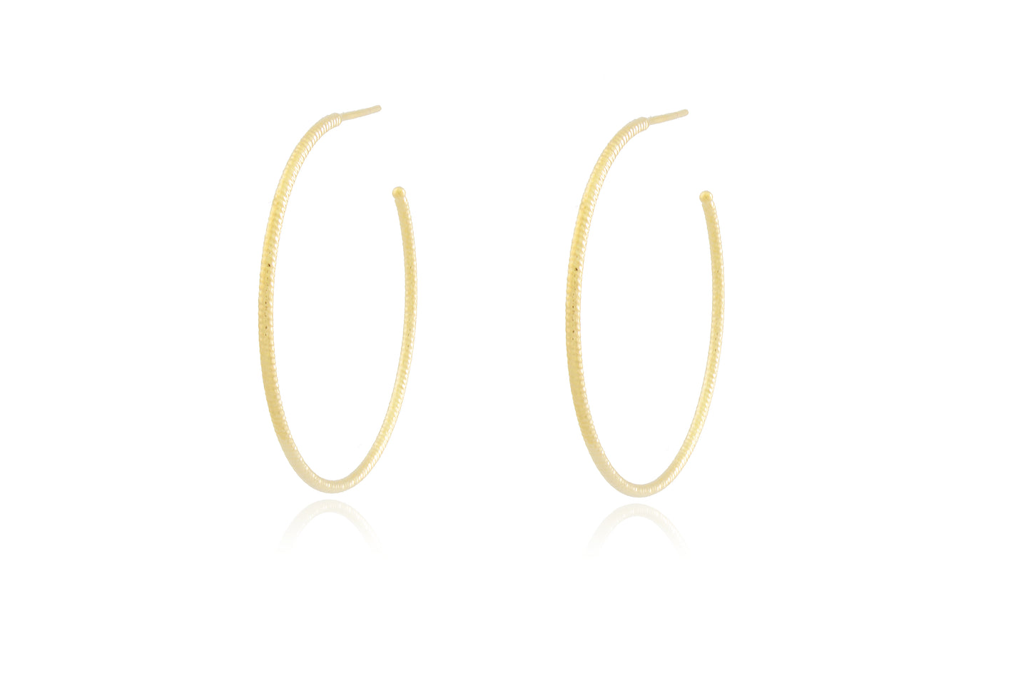 18K Gold Plated Women Hoops