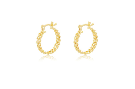 18K Gold Plated Hoop Earrings