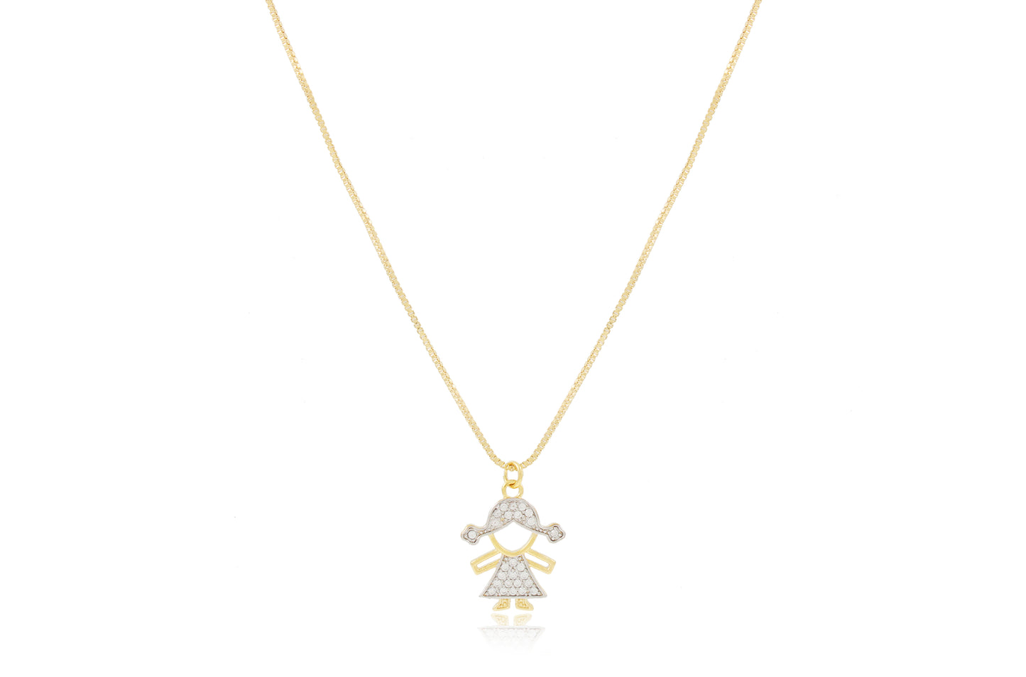 18K Gold Plated Necklace with Chain