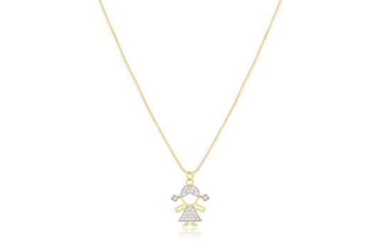 18K Gold Plated Necklace with Chain